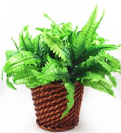 Artificial Flower Leaves Plants Pretty Fake Lifelike Plastic Persian Grass Lysimachia Fern floral decoration 5757397