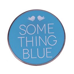 some thing blue pin Symbolises pure love and loyal wedding Cute Anime Movies Games Hard Enamel Pins Collect Metal Cartoon Brooch