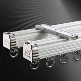 Accessories TIPIACEAluminum Alloy Heavy Curtain Accessories, Rail Tracks, Wall or Ceiling Mounted, Customised Size