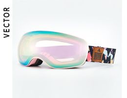 Ski Goggles High Light Transmittance UV400 Interchangeable Magnet Lens Cloudy Day Snow Glasses Men Women AntiFog Coating ing 220906091709
