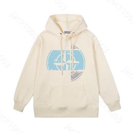 Island Männer klassischer Stil Modehöfen Hoodie Sweatshirts Steinpaar Buchstabe Logo Druckmuster Lose übergroß