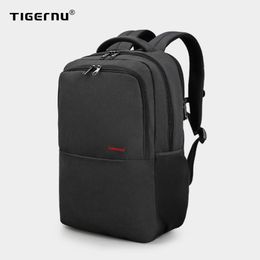 Backpack Men Waterproof Tigernu Casual Anti Theft 15 6inch Laptop Slim School Bags Male Travel Bagpack For Teenagers 222M