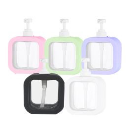 Dispensers Home Kitchen Liquid Soap Dispenser Shampoo Hand Wash Laundry Liquid Sub Bottling Press Type Bathroom Shower Gel Bottle 300/500ML