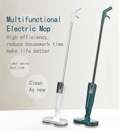Electric Floor Mops With Sprayer Handheld Spin And Go Mop Without Cable Water Tank Washing Mop Cleaning Household286m5717460