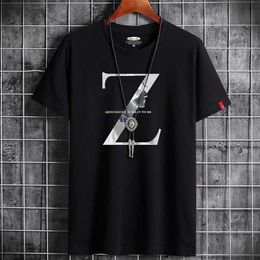 Men's T-Shirts Fashion Summer for Men Clothing 2021 Anime T Shirt Goth Oversized Graphic Vintage T-shirt Tshirt Anime Harajuku Manga O-Neck T240506