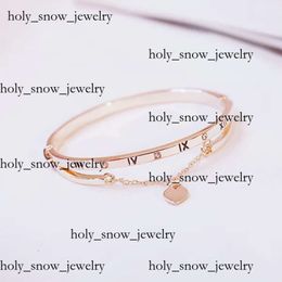 Tiffanyjewelry Wholesale- Rose Gold Stainless Steel Bracelets Bangles Tiffanyjewelry Bracelet Female Heart Forever Love Brand Charm Bracelet Women Jewellery 2779