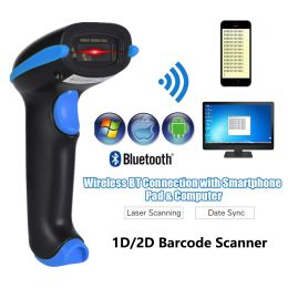 Scanners PDF417 Barcode Scanner Wireless Laser 1D 2D QR Bluetooth Barcode Reader USB Scanner 2D QR Code Reader PDF417 Desktop Scanner