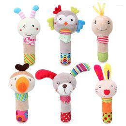 Stroller Parts Baby Rattles Toys 0-24 Months Mobile Hanging Bed Toddler Grab Ability Training Plush For Born Boys Girls Gifts