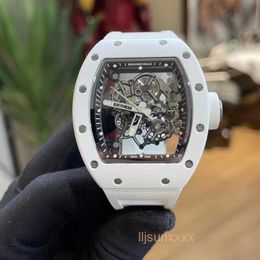 Wristwatch Men's Luxury Watch Mechanical Watch Series RM 055 Automatic Mechanical Watch Swiss World Famous Watch Person Billionaire Entry Ticket