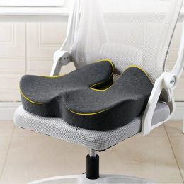 Cushion Rebound Memory Foam Woman Office Chair Cushion Tailbone Pelvis Orthopaedic Medical Lady Seat Cushion for Beautiful Buttocks Pad