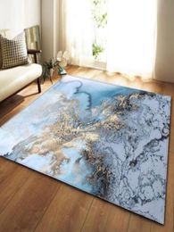 Black White Marble Printed Bedroom Kitchen Large Carpet for Living Room Tatami Sofa Floor Mat AntiSlip Rug tapis salon dywan aaas9050219