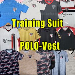 23/24 Sao Paulo Outubro Rosa soccer jerseys LUCIANO MIRANDA Rafinha J.Calleri Eder ALISSONNIKAO GABRIEL G.SARA Camisa de futebol Training goalkeeper vest POLO