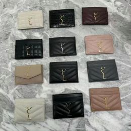 Holders 10A Designer Purse Female Credit Card Holder Flap Luxury Purse Caviar Women Bag Luxury Purse Mini Purse Snap Close Alligator Leath