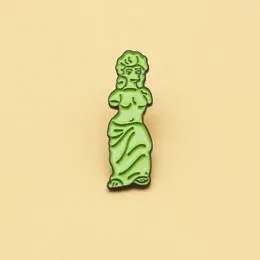 Brooches The Goddess With A Broken Arm Enamel Lapel Pin Collect Badge Cute Children Gift Jewelry Adorn Backpack Hat Collar