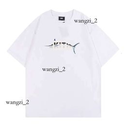 Kith Designer T Shirt Brand Kith T Shirt 24Ss Heavyweightt Shirt Rap Hip Hop Sweatshirt Kith Male Singer Wrld Tokyo Street Fashion Brand Kith Short Sleeve 721