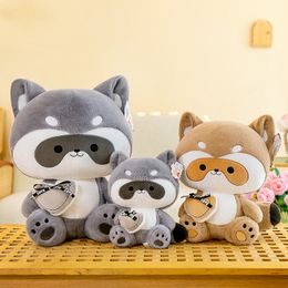 Cross border New Cute and Creative Big Tail Raccoon Plush Toy Little Bear Doll Cloth Doll Volume Discount