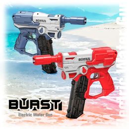Child Water Gun Pistol Toy Summer Beach Pool Outdoor Automatic Squirt Guns Electric Launcher Shooting Games Gift for Kid 240420