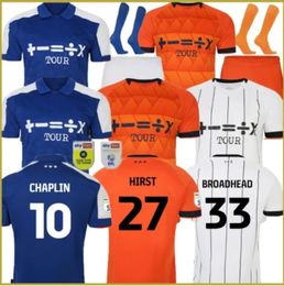 2024 Ipswich Town Soccer Jerseys BURNS HIRST 27 BURNS 7 BROADHEAD 33 LUONGO 25 BALL 12 CHAPLIN 10 23 24 HOME AWAY jersey football shirts