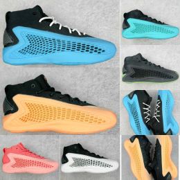 Sapatos de grife esportes de tênis masculinos Treinando esportes ao ar livre sapatos ao ar livre AE 1 AE1 Basketball Shoes Anthony Edwards com Box Z 5.6