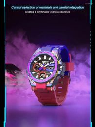 Wristwatches Quartz Electronic Fashion 8029 Watch 50M Waterproof LED Digital Auto Date Alarm Clocks Sport For Men's