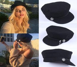 Ladies Womens Girls Wool Blend Baker Boy Peaked Cap Newsboy Octagonal Hats Travel1384285