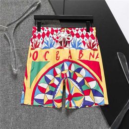 Men's Shorts Summer Men Nylon Swim Shorts Fashion Designer Gentleman Side Pockets Swimear Boy Zipper Closure Back Pocket Tonal Drawcord Short Pants 0035xub