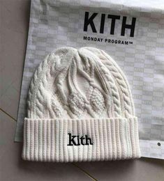 X3Y8 KITH Beanie Winter Hats For Men Women Ladies Acrylic Cuffed Skull Cap Knitted Hip Hop Harajuku Casual Skullies Outdoor Christ7809757