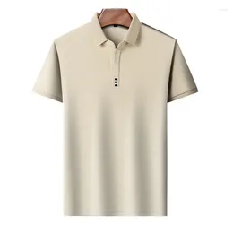 Men's Polos Men Short Sleeved Polo T Shirt For Trendy And Personalized Scissor Neck Shirts