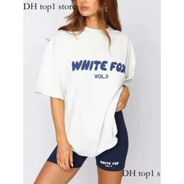 Whites Foxx Tracksuit Womens Whiter Foxx T Shirt Designer Brand Fashion Sports and Leisure Set Fox Sweatshirt Hoodie Shorts Tees Sets 715