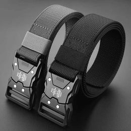 l tactical belt for quick release outdoor military belt for soft and genuine nylon sports accessories black belt for men and women J0506