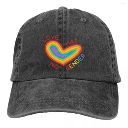 Ball Caps Love Has No Gender By Tobe Fonseca Baseball Peaked Cap Heart Sun Shade Hats For Men