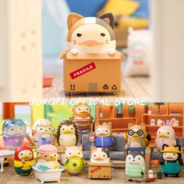 POP MART Duckoo MY Pet Storey Series Blind Box Toys Mystery Box Action Figure Guess Bag Mystere Cute Doll Kawaii Model Gift 240506
