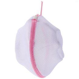 Laundry Bags Woman' Bag Washer Anti-Deformation Mesh Protective White Miss