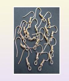 1000pcslot DIY Earring Parts Earrings Clasps Hooks Findings Component DIY Jewellery Making Accessories Alloy Hook Ear Wire Jewellery 2140023