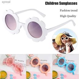 Sunglasses Retro Childrens Sunglasses Childrens Sunglasses Round Flower Baby Sunglasses UV400 Sports Sunglasses Girls and Boys WX9654