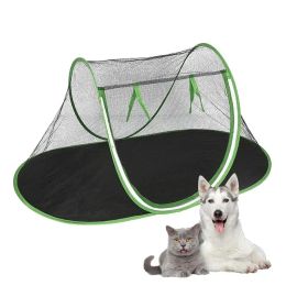 Houses Portable Folding Pet Tent Foldable Outdoor Tent For Pet Cat Outside Playhouse Dog Fence For Camping Dog Playpen Portable Small