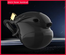 CHASTE BIRD 2021 New Male Fully Restraint Device Silicone Cock Cage Adjustable Cuff Penis Ring Anti-off Belt Sex Toys5201041