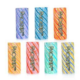 Wholesale Coloured Glass Philtre Tips glass connecter for glass bong water pipes smoking accessories free shipping