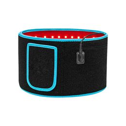 Lipo Laser Slimming Machine Belts for Fat Burning EMS Red Light Therapy Infrared LED Lamp Wrap Pad Back Waist Belt