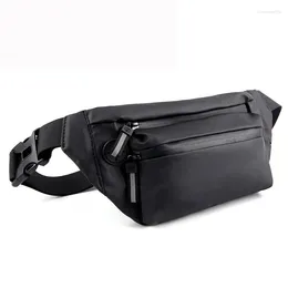 Waist Bags TRIPNUO PU Chest Bag Pack For Men Fanny Packs Women Fashion High Quality Belt Waterproof Crossbody