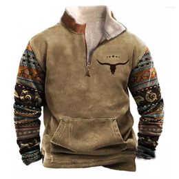 Men's Hoodies Vintage Patchwork Sweatshirts Men Fleece Hoodie Fall Casual Long Sleeve Zipper Sweatshirt Clothing Winter Leisure Pullover