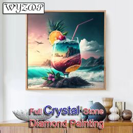 Stitch 5DDiy Full Square Crystal Diamond Painting Landscape Mosaic Embroidery Cross Stitch Home Docer Crystal Diamond Art Free Shipping