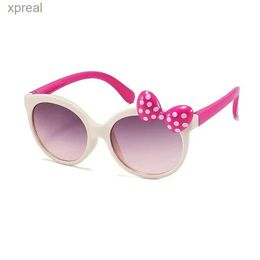 Sunglasses Cute cartoon bow sunglasses girls and childrens sunglasses for outdoor climbing activities WX