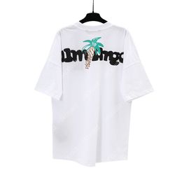 Palm PA Tops Hand-drawn MIAMI Logo Summer Loose Luxe Tees Unisex Couple T Shirts Retro Streetwear Oversized T-shirt Angels 2250 PSV