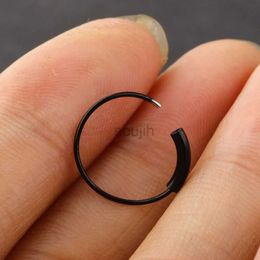 Body Arts Fashion Surgical Steel Nose Hoop Nose Ring Stud Punk Style Body Piercing Jewellery Nose Lip Cartilage Tragus Helix Ear Piercing d240503