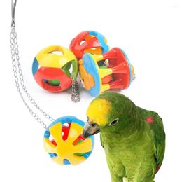 Other Bird Supplies Pet Parrot Chew Ball Budgie Cockatiel Cage Parakeet Hanging Swing Bite Toy
