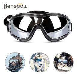 Accessories Benepaw Comfortable Medium Large Dog Sunglasses Adjustable Strap Pet Glasses AntiFog Snow Goggles For Skiing Swimming Hiking