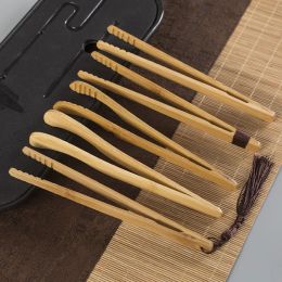 Accessories Kitchen Wooden Tongs BBQ Tool Multifunctional Food Meat Clips Vegetable Fruits Toast Bread Cake Pastry Clamp Kitchen Utensils