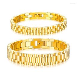 Bangle Bangles For Women Fashion Charm Gold Colour Punk Stainless Steel Beacelets Christmas Gift Female African Jewellery Trum224661825