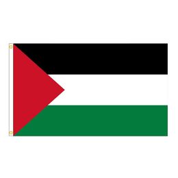 Banner Flags Palestine Flag 150 X 90cm Hanging Outdoor Decor Polyester Gaza Palestinian Banner